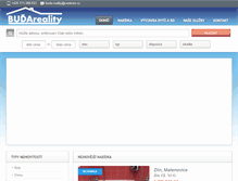 Tablet Screenshot of buda-reality.cz